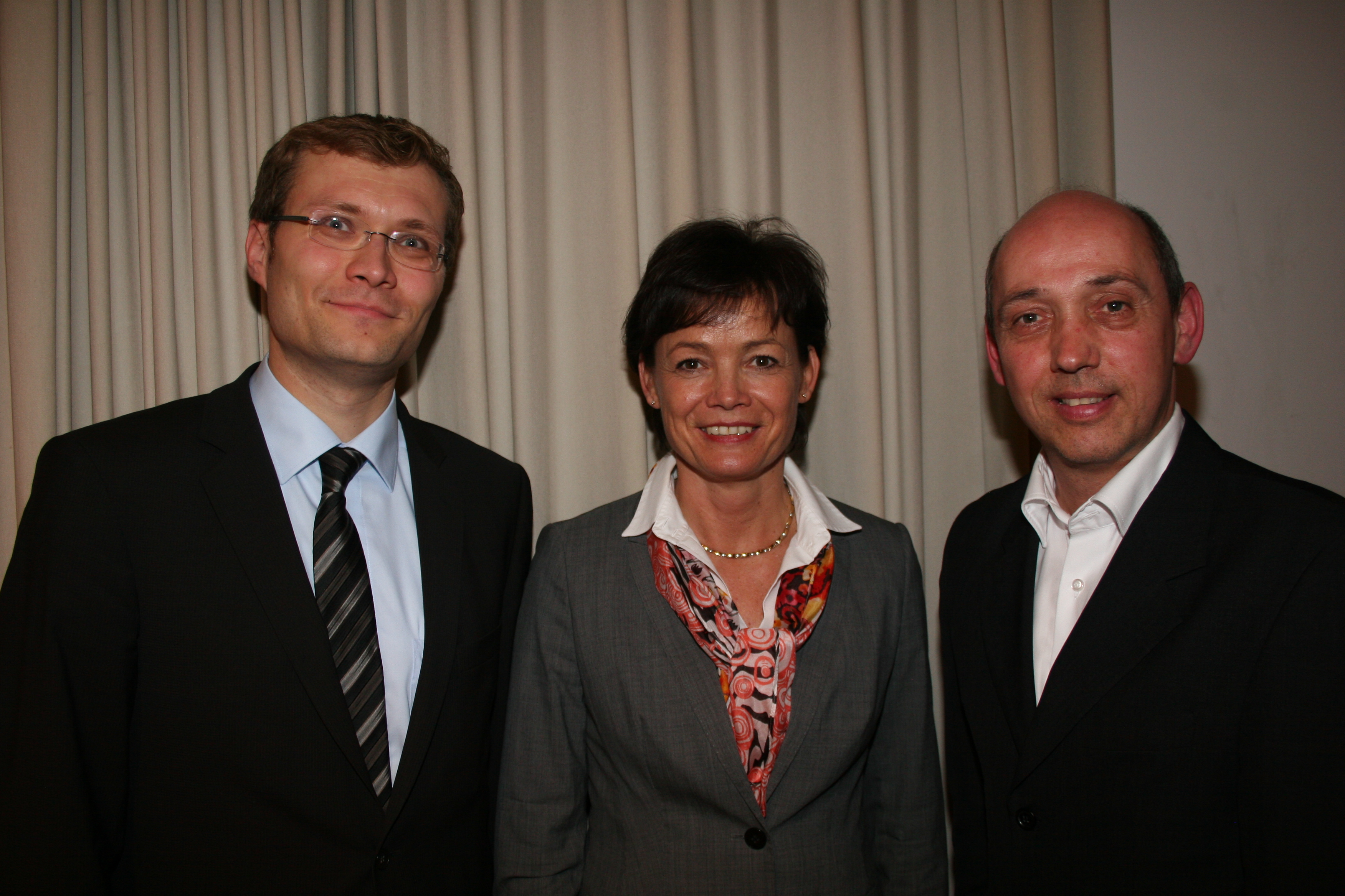 CDU-Vorsitzender Sebastian Bubenzer konnte Staatsministerin Lucia Puttrich und Gottfried Milde MdL begrüßen