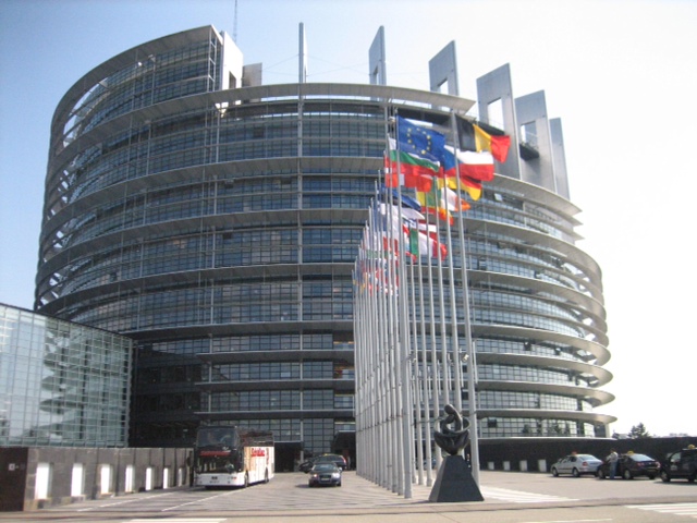 Das Europäische Parlament in Straßburg ist am 16. April 2014 unser Ziel.
