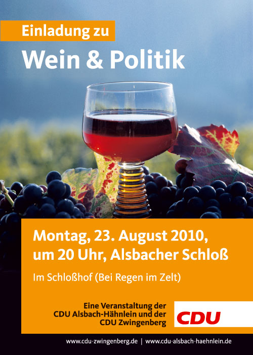 Wein & Politik mit Dr. Michael Meister MdB